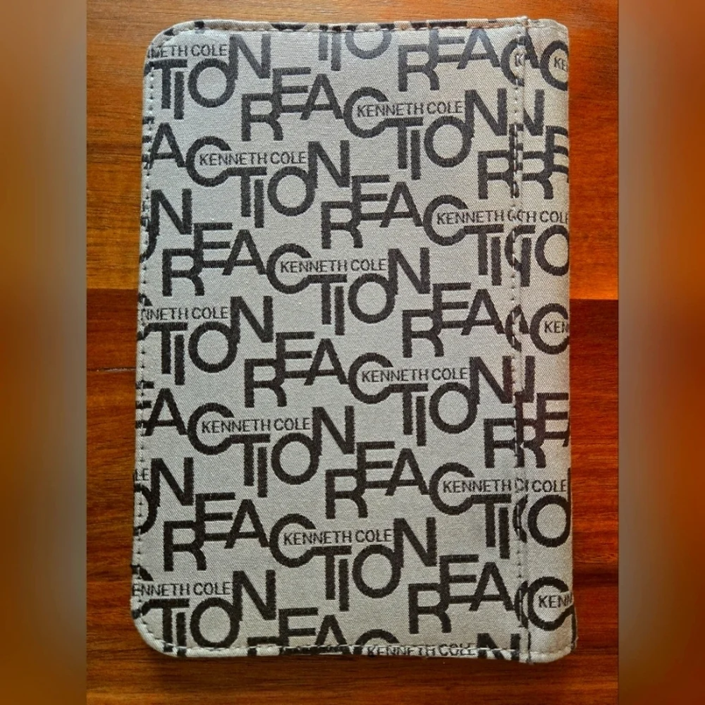 NWOT | Kenneth Cole Reaction | Tablet Case w/ Pockets | Gray, Black, & Silver